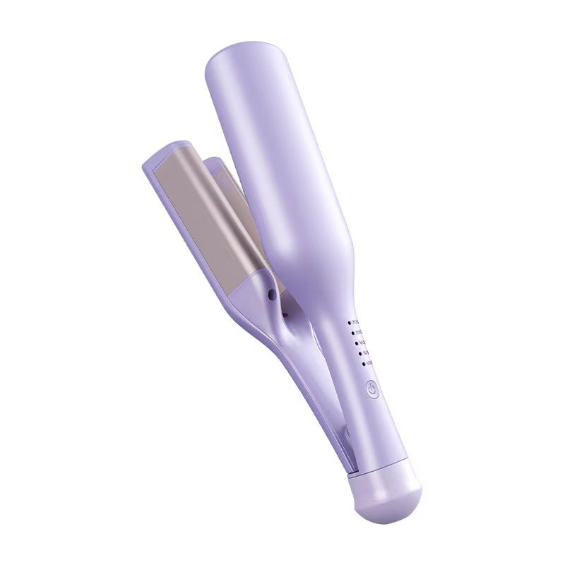 32mm French Style Deep V Hair Waver Mermaid Curls Iron Fast Heating Ceramic Styling Tool for Big Waves Pink AU Plug - Image 3