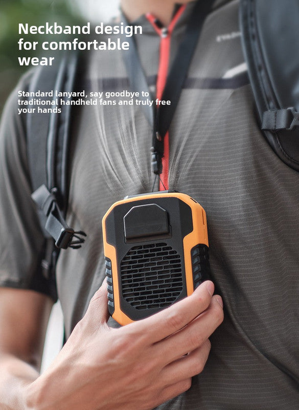 Portable Waist Clip Fan 6000mAh Rechargeable Personal Air Conditioner with Power Bank Function Heavy Duty Wearable Belt Fan for Tradies Camping and Outdoor Work Green - Image 9