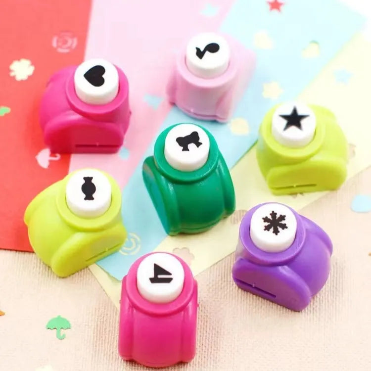 10 Pack Mini Paper Craft Punch Set DIY Scrapbooking Hole Puncher Shapes for Kids Art & Card Making - Image 3