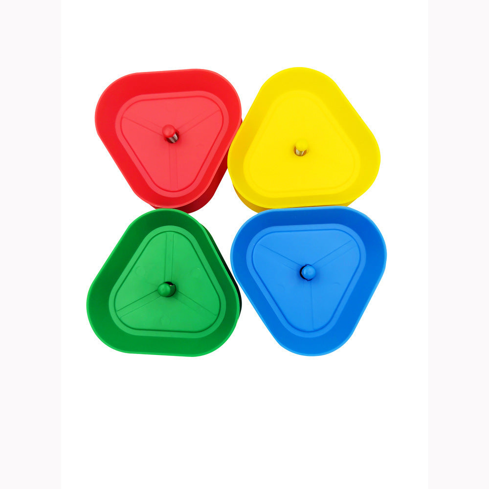 Triangle Playing Card Holders 4 Pack Hands Free Game Organizers for Kids Seniors and Adults Ideal for Family Poker Nights - Image 3