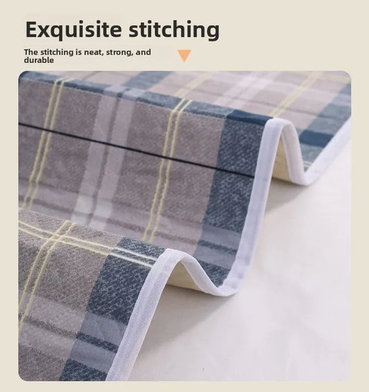 Washable Incontinence Bed Pad 100x150cm Reusable Waterproof Mattress Protector with Non-Slip Backing 4-Layer Absorbent Underpad for Elderly and Adults Dark Brown - Image 3