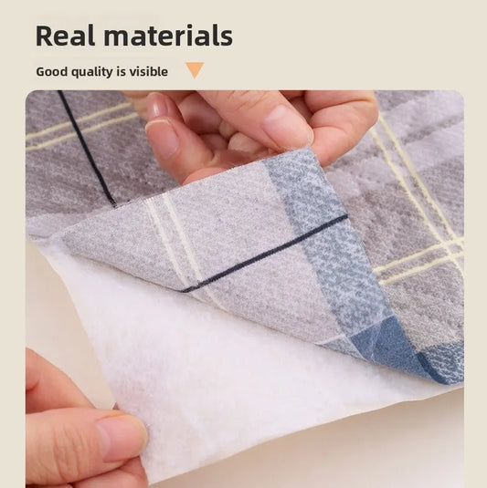 Washable Incontinence Bed Pad 115x200cm Reusable Waterproof Mattress Protector with Non-Slip Backing 4-Layer Absorbent Underpad for Elderly and Adults Medium blue - Image 4