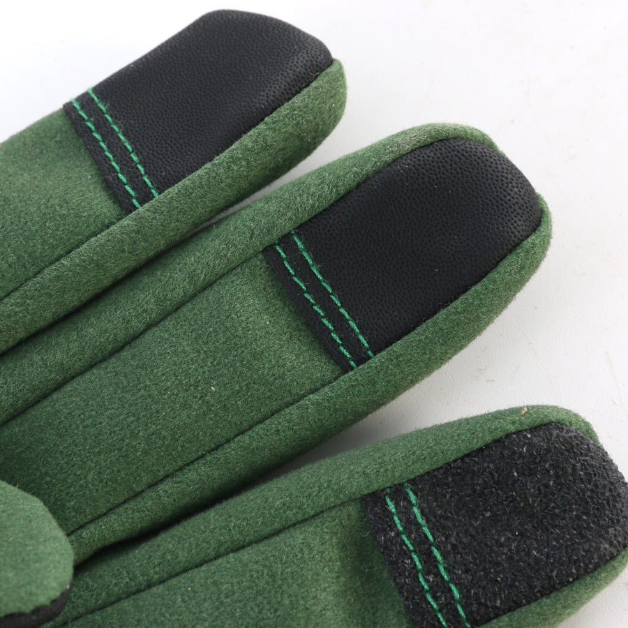Green Long Gardening Gloves Thorn Proof Rose Pruning Gauntlets with Touchscreen Fingertips Breathable Forearm Protection Daisy Print - Image 6