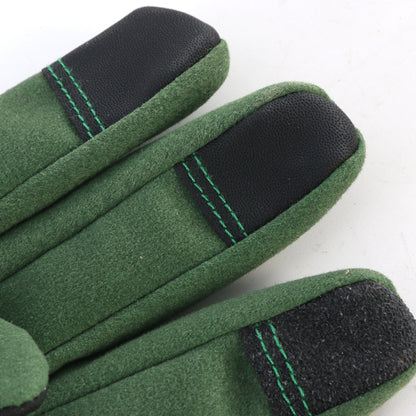 Green Long Gardening Gloves Thorn Proof Rose Pruning Gauntlets with Touchscreen Fingertips Breathable Forearm Protection Daisy Print - Image 6