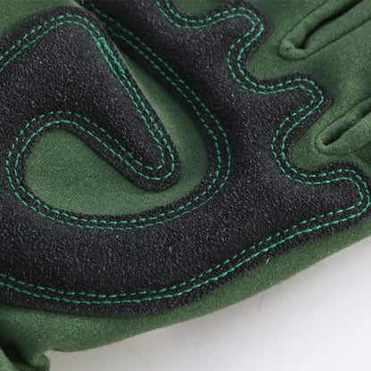 Green Long Gardening Gloves Thorn Proof Rose Pruning Gauntlets with Touchscreen Fingertips Breathable Forearm Protection Daisy Print - Image 7