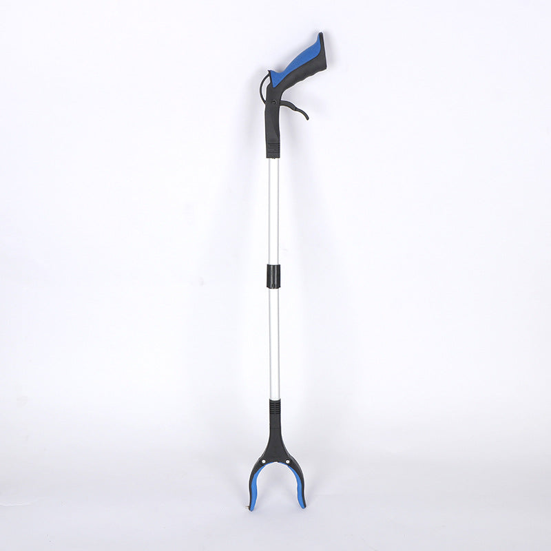 Yellow and Black Handle Foldable Grabber Reacher Tool - 83cm Aluminium Litter Picker with Magnetic Tip - Lightweight Mobility Aid for Garden & Home Rubbish Cleanup - Image 2