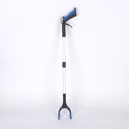 Orange and Black Handle Foldable Grabber Reacher Tool - 83cm Aluminium Litter Picker with Magnetic Tip - Lightweight Mobility Aid for Garden & Home Rubbish Cleanup - Image 2