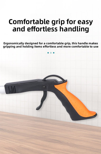 Orange and Black Handle Foldable Grabber Reacher Tool - 83cm Aluminium Litter Picker with Magnetic Tip - Lightweight Mobility Aid for Garden & Home Rubbish Cleanup - Image 9