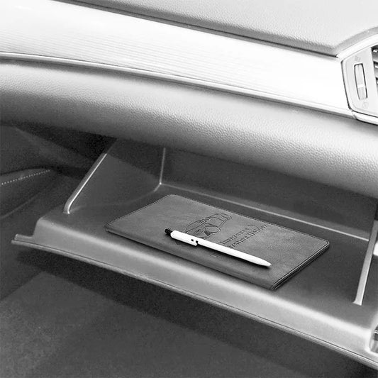 Car Registration and Insurance Holder Gold Glitter - Luxury Bling Vehicle Document Wallet - Slim Glove Box Organiser for Rego Papers, Logbook & ID Cards - Sparkle PU Leather - Image 6