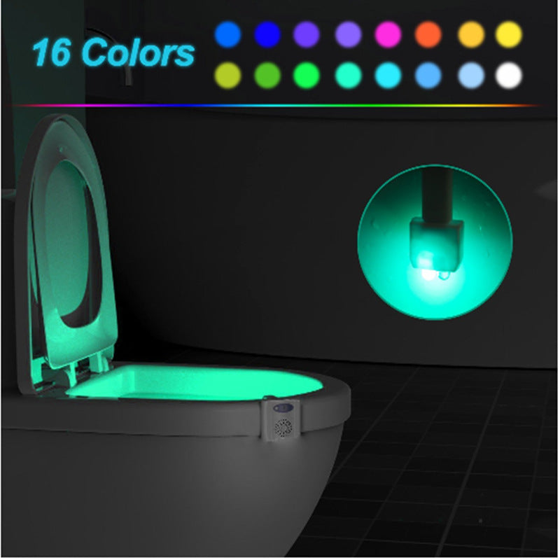 Motion Sensor Toilet Night Light with Aromatherapy Diffuser - 16 Colour Changing LED Bowl Lamp - Smart Activated Bathroom Air Freshener and Night Safety Light - Image 2