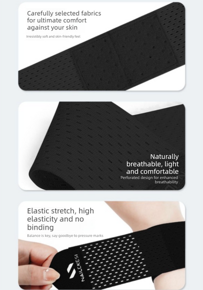 2PCS Adjustable Wrist Support Brace Ultra Thin Breathable Mesh Wrap for Sports Tennis Gym & Daily Office Use One Size Fits Most Fashion Grey - Image 5