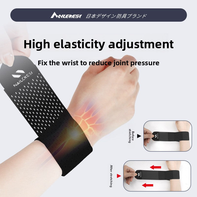 2PCS Adjustable Wrist Support Brace Ultra Thin Breathable Mesh Wrap for Sports Tennis Gym & Daily Office Use One Size Fits Most Cherry Blossom Pink - Image 4