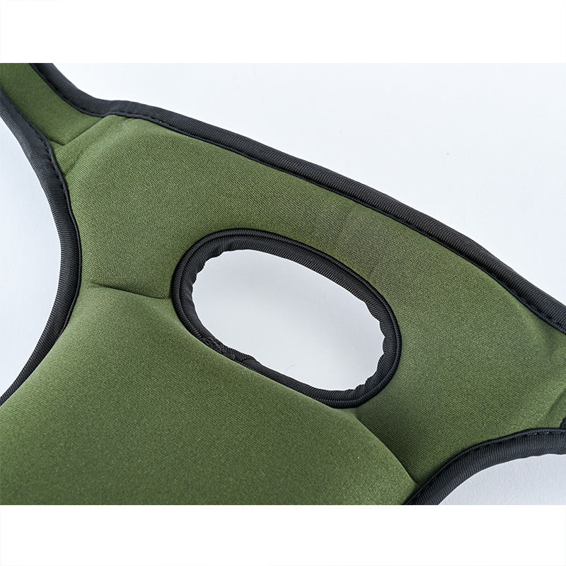 Waterproof Garden Knee Pads High Density EVA Foam Cushion for Weeding & Cleaning Adjustable Neoprene Straps Dark Green 1 Pair - Image 6