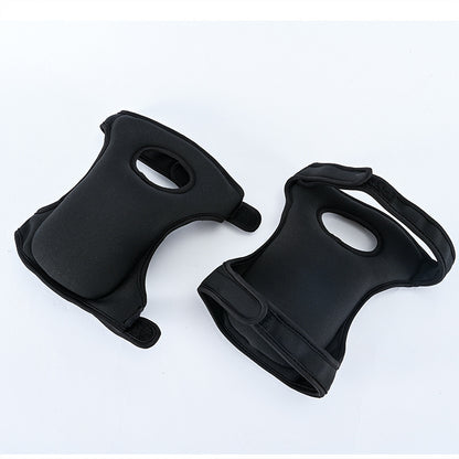 Waterproof Garden Knee Pads High Density EVA Foam Cushion for Weeding & Cleaning Adjustable Neoprene Straps Dark Black 1 Pair - Image 7