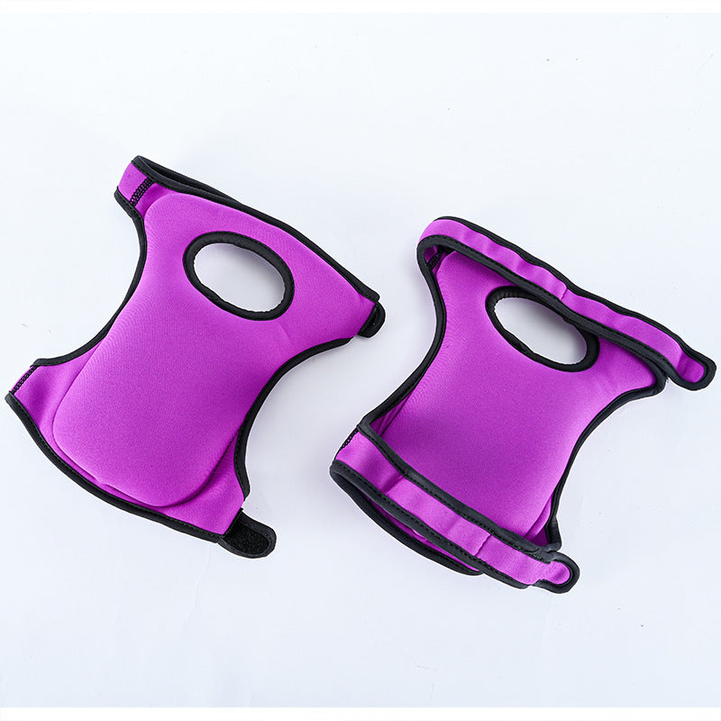 Waterproof Garden Knee Pads High Density EVA Foam Cushion for Weeding & Cleaning Adjustable Neoprene Straps Dark Purple 1 Pair - Image 7