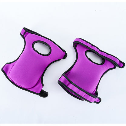 Waterproof Garden Knee Pads High Density EVA Foam Cushion for Weeding & Cleaning Adjustable Neoprene Straps Dark Purple 1 Pair - Image 7