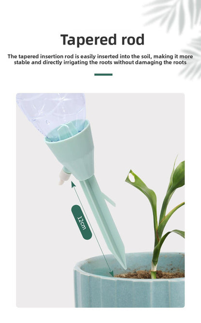 2 PCS Automatic Self-Watering Plant Spikes Adjustable Drip Irrigation System for Indoor Outdoor Garden Pots Holiday Care Green and Pink - Image 6