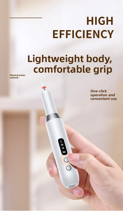Electric Nail Drill Machine Cordless Portable E-File Kit with Charging Base LED Display 3 Speeds 15000RPM for Gel Polish Acrylic Removal Manicure Pedicure Home White - Image 9