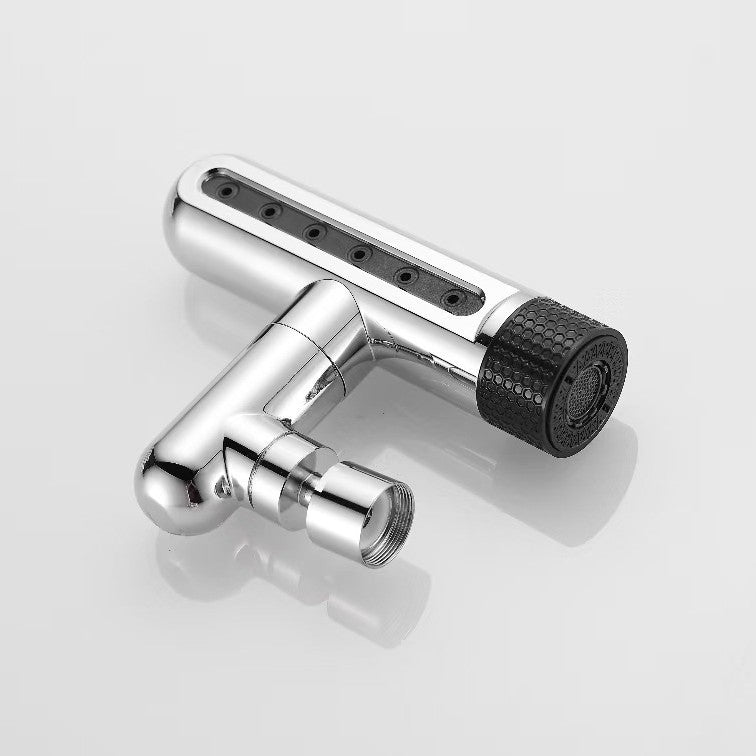 Universal 4-Mode Kitchen Tap Extender Waterfall Flying Rain Effect 360 Swivel Faucet Aerator Nozzle with Alloy Cap and Adapters Anti-Splash Sink Attachment - Image 4