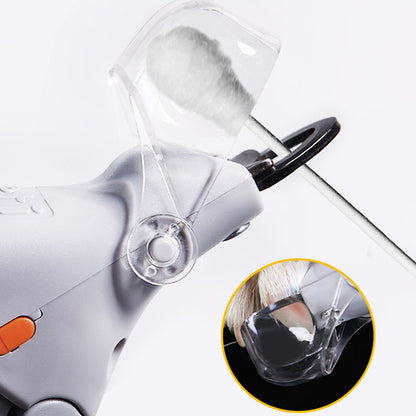 Illuminated Pet Nail Clippers with 5x Magnifier & LED Light - Professional Safety Claw Trimmer for Dogs & Cats - Non-Slip ABS Handle with Nail Catcher - Grey - Image 5