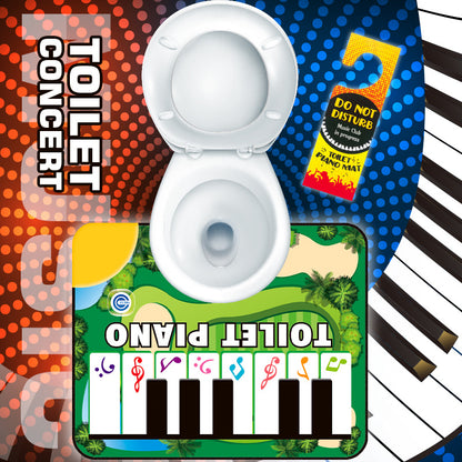 Green Electronic Toilet Piano Mat - Musical Potty Keyboard with Golf Theme - Funny Novelty Gag Gift for Kids & Adults - Waterproof & Non-Slip - Fits Standard Toilets - Image 3