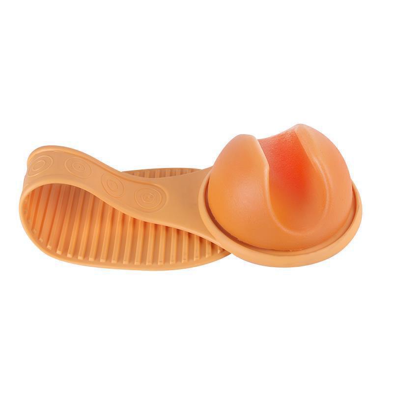Hands-Free Baby Bottle Holder - Shoulder Mounted Feeding Aid for Parents - Anti-Slip & Adjustable Design - Fits Most Standard Bottles - Orange - Image 3