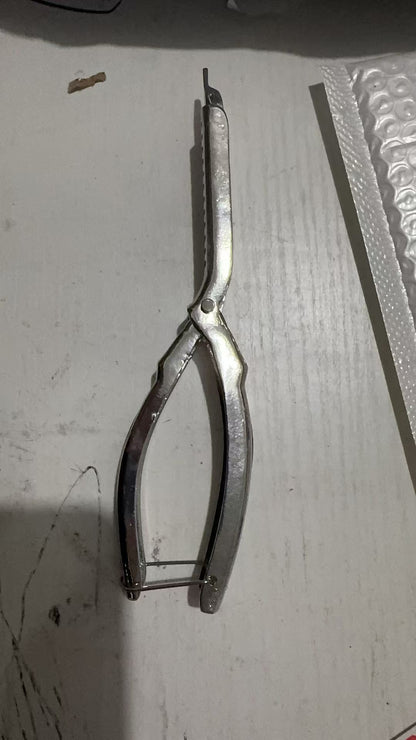 2 PCS Heavy Duty Rib Skin Remover Pliers - Silver Skin Membrane Peeler for BBQ Pork & Beef - Durable Alloy Kitchen Tool for Smoker & Grill - 18cm - Image 6