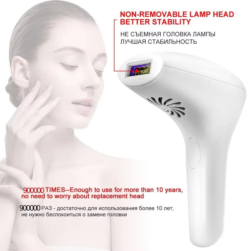 IPL Laser Hair Removal Handset for Women & Men - 900,000 Flashes Home Use Hair Remover Device for Face Body Bikini & Underarms - Painless & Effective Reduction - AU Plug Dark Green - Image 2