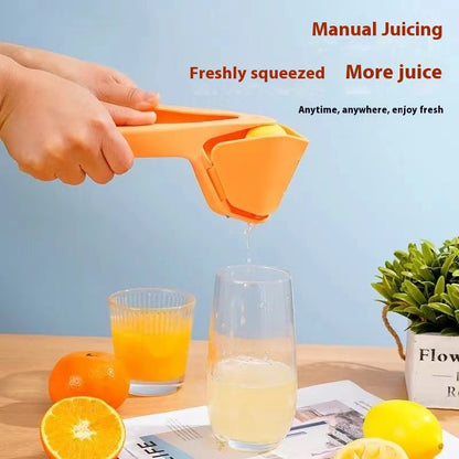 Foldable Manual Lemon Squeezer & Citrus Juicer - Portable Handheld Fruit Press for Fresh Orange & Lime Juice - Space Saving Kitchen Tool - Green - Image 2