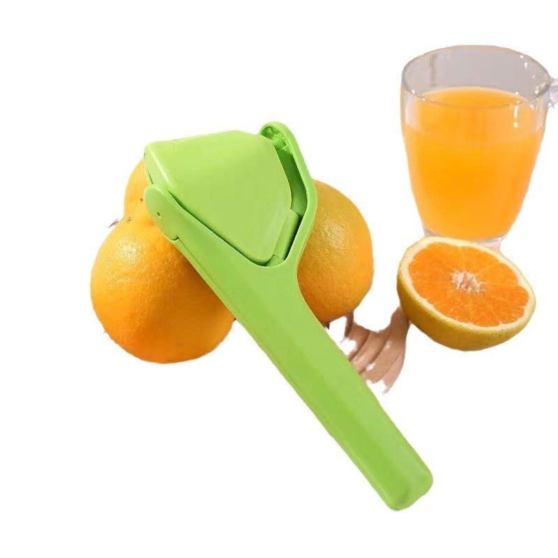 Foldable Manual Lemon Squeezer & Citrus Juicer - Portable Handheld Fruit Press for Fresh Orange & Lime Juice - Space Saving Kitchen Tool - Yellow - Image 6