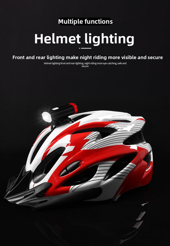 2 PCS USB Rechargeable Mini Bike Lights - Aluminium LED Front & Rear Safety Lamp Set - 150 Lumen High Brightness Flashlight for Helmet & Handlebar - IPX8 Waterproof - Black - Image 7