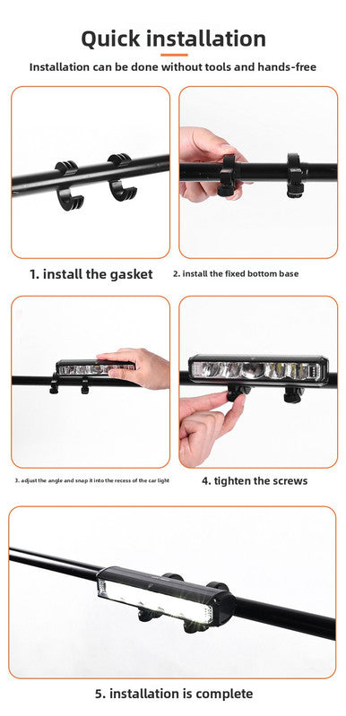 EOS610 1000 Lumen Anti-Glare Bike Light with Single Bracket Mount - USB Rechargeable LED Headlight 2000mAh - Waterproof Aluminium Horizontal Front Lamp for MTB & Road - Image 9