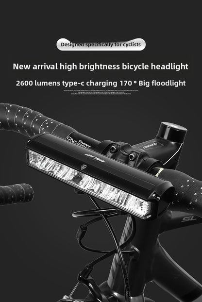 EOS620 1800 Lumen High Power Bike Light with Stable Dual Bracket Mount - 4000mAh Long Life Battery USB Rechargeable - Anti-Glare Aluminium LED Headlight for MTB & Commuting - Image 2