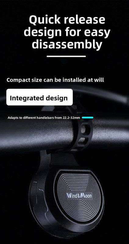 130dB Electric Bike Horn with Anti-Theft Alarm Electronic Bicycle Bell USB Rechargeable Waterproof Adjustable Volume Vibration Sensor for MTB Road Scooter Black - Image 9