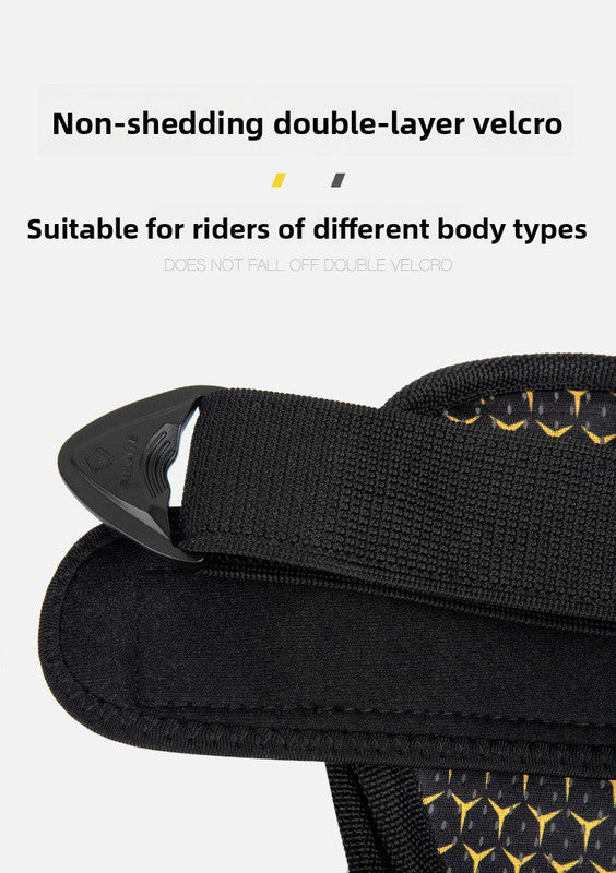 SULAITE Motorcycle Elbow Pads Motocross Arm Guards Hard Shell Protective Gear Quick Release Adjustable Strap for Dirt Bike Racing Black - Image 7