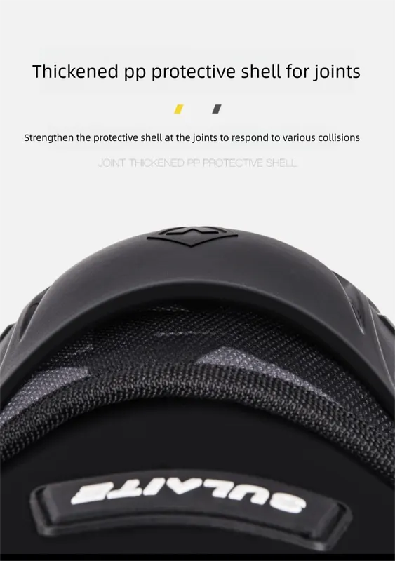 SULAITE CE Level 1 Certified 4 Piece Motorcycle Protective Gear Set Grey Knee Pads and Elbow Guards Long Shin Armour Quick Release for Motocross Dirt Bike - Image 9