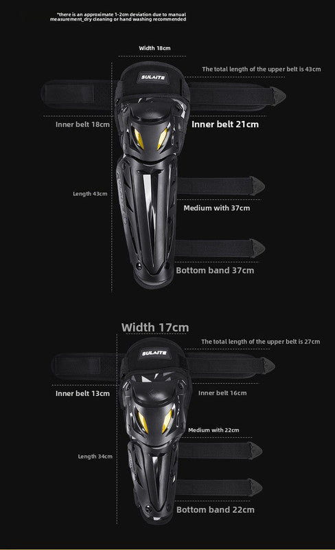 SULAITE CE Level 1 Certified Motorcycle Elbow Guards Long Forearm Protectors Silver Hard Shell Armour Quick Release for Motocross Dirt Bike - Image 3