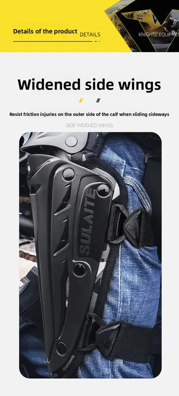SULAITE CE Level 1 Certified Motorcycle Elbow Guards Long Forearm Protectors Silver Hard Shell Armour Quick Release for Motocross Dirt Bike - Image 5