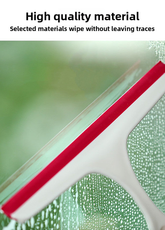3 PCS Window Squeegee Set Shower Glass Wiper Streak Free TPR Blade Multi Purpose Cleaning Tool for Bathroom Mirror Car Tiles Red Green Blue - Image 4