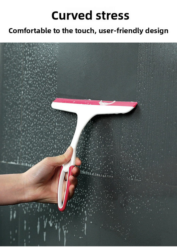 3 PCS Window Squeegee Set Shower Glass Wiper Streak Free TPR Blade Multi Purpose Cleaning Tool for Bathroom Mirror Car Tiles Red Green Blue - Image 5