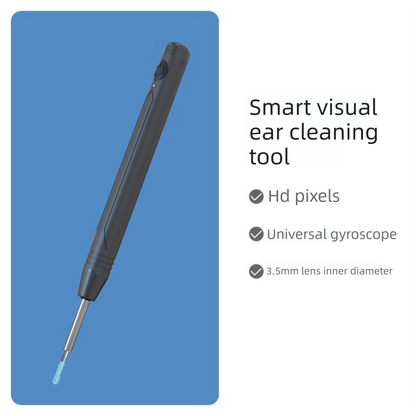 Smart Visual Ear Wax Removal Tool with HD Camera WiFi Wireless Otoscope Ear Cleaner 3.5mm Ultra Slim Lens for iPhone Android Green - Image 3