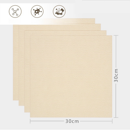16 Pack Off-White Durable & Soft Self-Adhesive Carpet Tiles(30x30cm) - Interlocking Non-Slip Square Floor Mat for Bedroom, Office & Living Room - Image 4