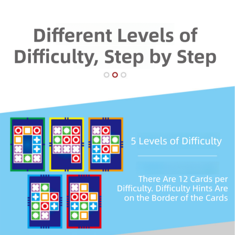 Basic Edition Kids Logic Thinking Matching Game - Interactive Educational Puzzle Toy Tabletop Board Game - Image 4