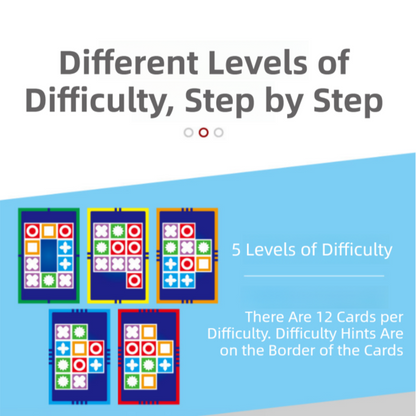 Basic Edition Kids Logic Thinking Matching Game - Interactive Educational Puzzle Toy Tabletop Board Game - Image 4