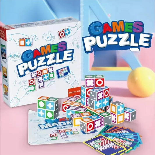 Blue Edition Kids Logic Thinking Matching Game - Interactive Educational Puzzle Toy Tabletop Board Game - Image 2