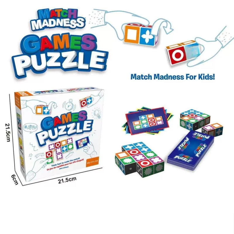 Blue Edition Kids Logic Thinking Matching Game - Interactive Educational Puzzle Toy Tabletop Board Game - Image 3