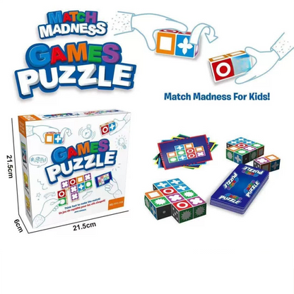 Blue Edition Kids Logic Thinking Matching Game - Interactive Educational Puzzle Toy Tabletop Board Game - Image 3