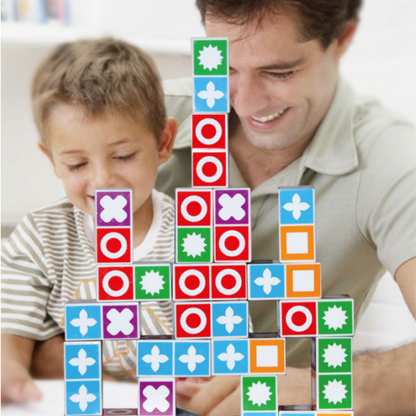 Blue Edition Kids Logic Thinking Matching Game - Interactive Educational Puzzle Toy Tabletop Board Game - Image 5