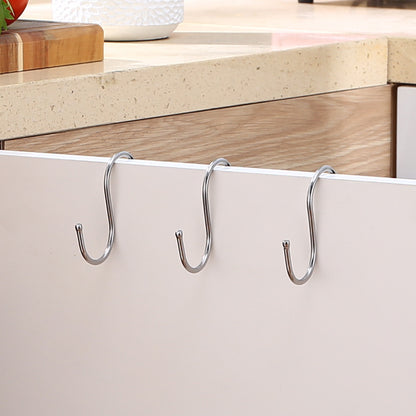 3PCS Black + 3PCS White Retractable Hanging Basket Pulley System & 6PCS Heavy Duty Stainless Steel S-Hooks Combo - Garden Plant Hanger(Max Load 5KG) - Image 5