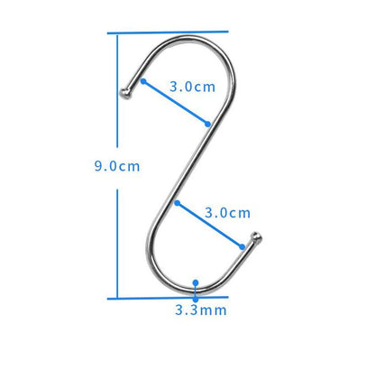 3PCS Black + 3PCS White Retractable Hanging Basket Pulley System & 6PCS Heavy Duty Stainless Steel S-Hooks Combo - Garden Plant Hanger(Max Load 5KG) - Image 6